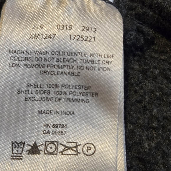 Columbia Sportwear Fleece Jacket Gray Full Zip Closure Women size S - Picture 7 of 14